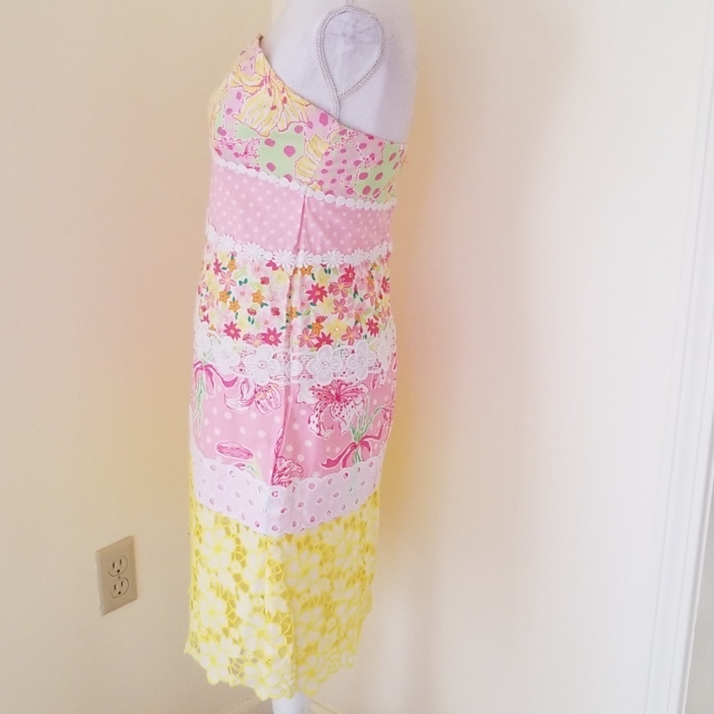 LILLY PULITZER Multi Printed Size 10 Dress - Picture 2 of 7